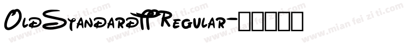 OldStandardTT Regular字体转换